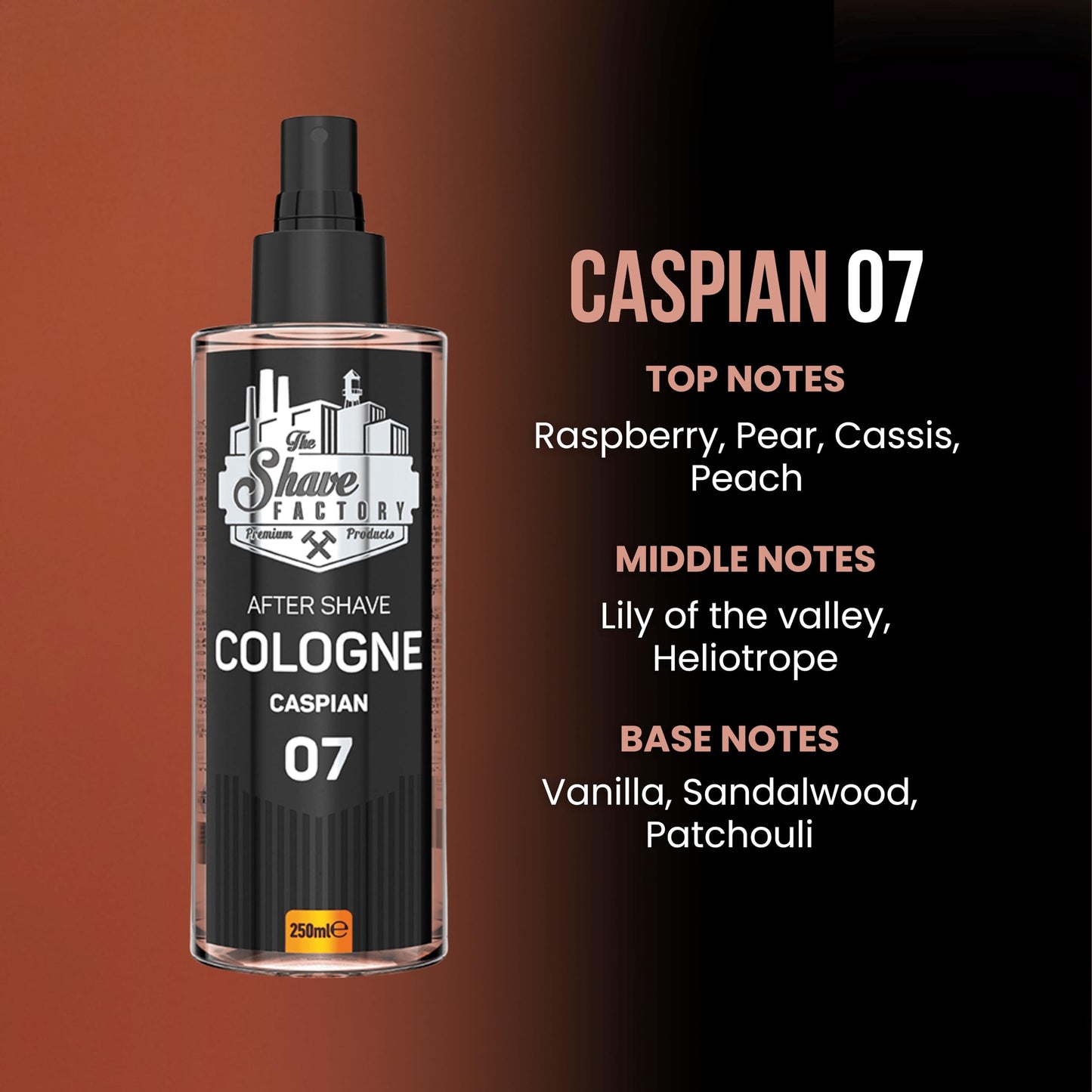 The Shave Factory After Shave Cologne Series 250ml