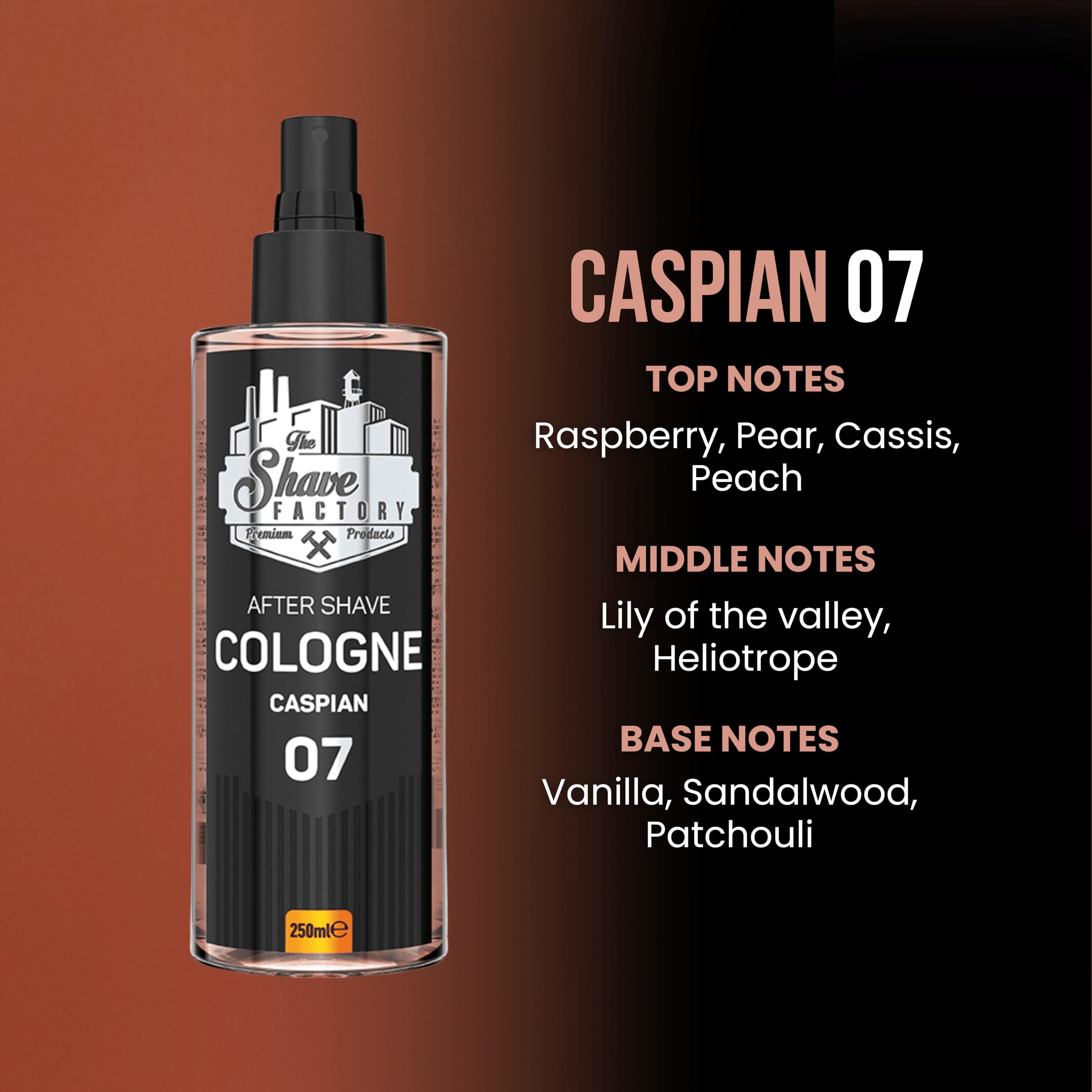 The Shave Factory After Shave Cologne Series 250 ML