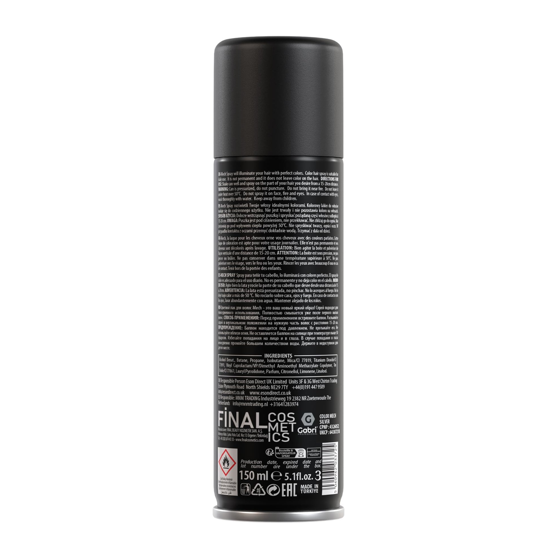 Gabri Hair Colour Spray 150ml - Gabri - Professional Barber Supplies UK | BarberWorld