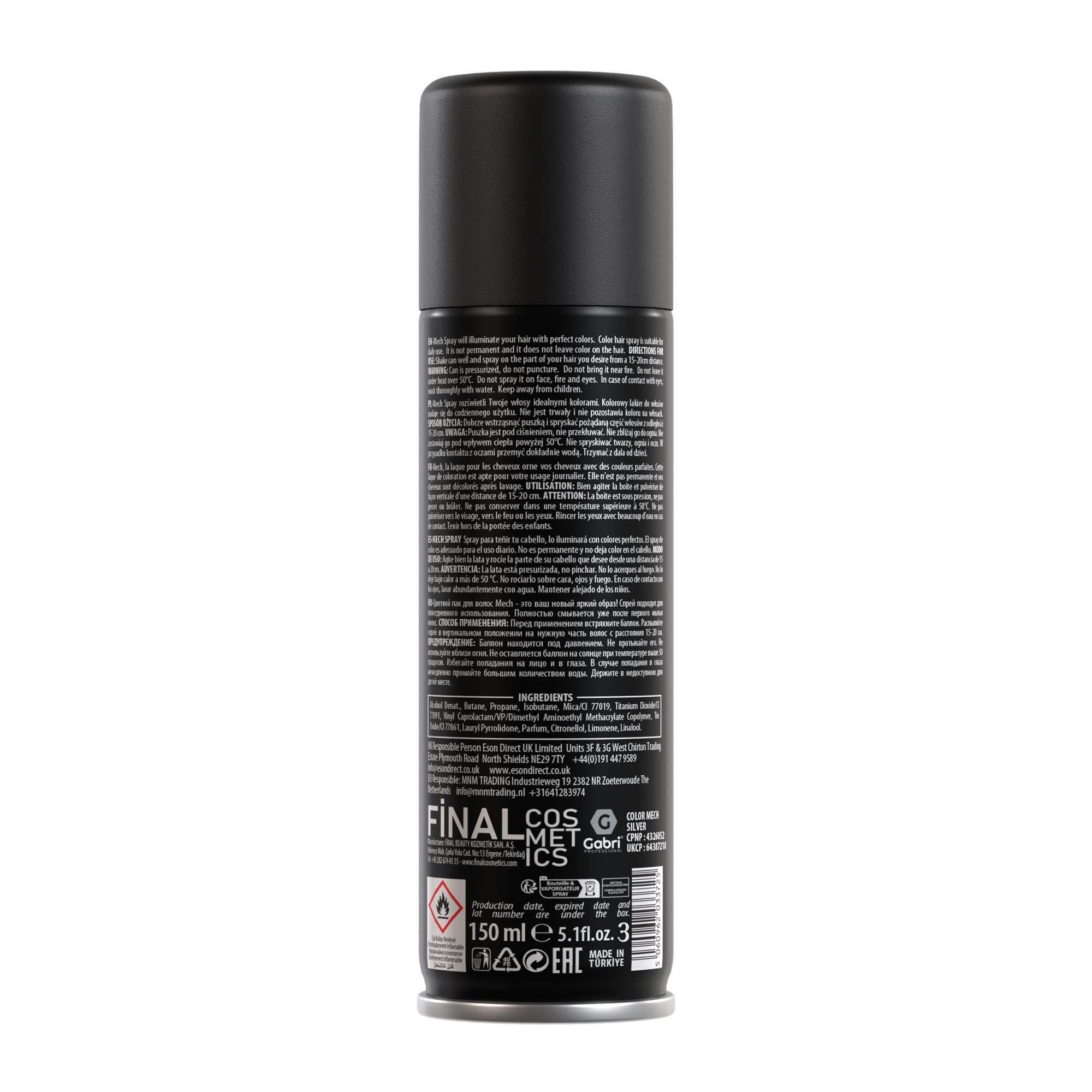 Gabri Hair Colour Spray, 150 ml