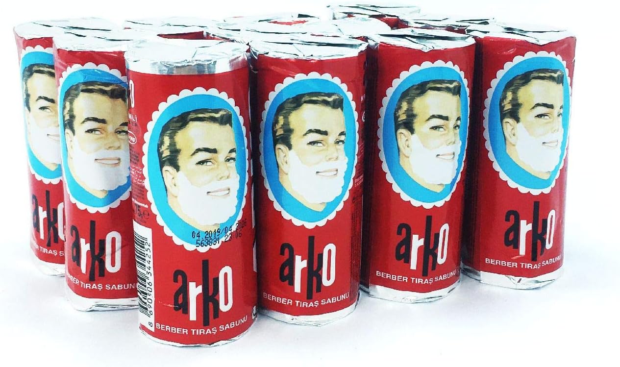 Arko EVYAP Shaving Soap Stick Pack of 12