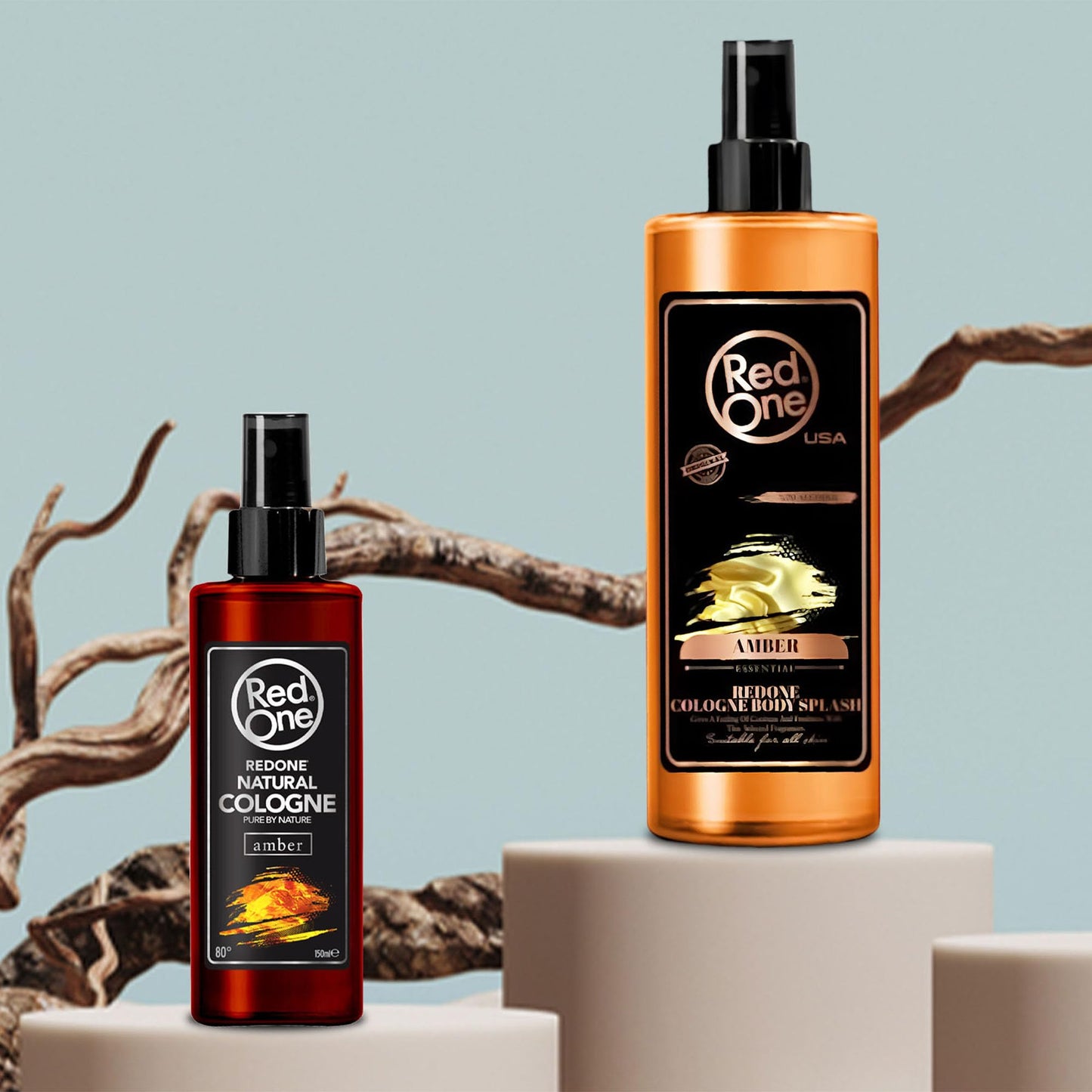 RedOne Aftershave Natural Barber Spray Cologne 400ml