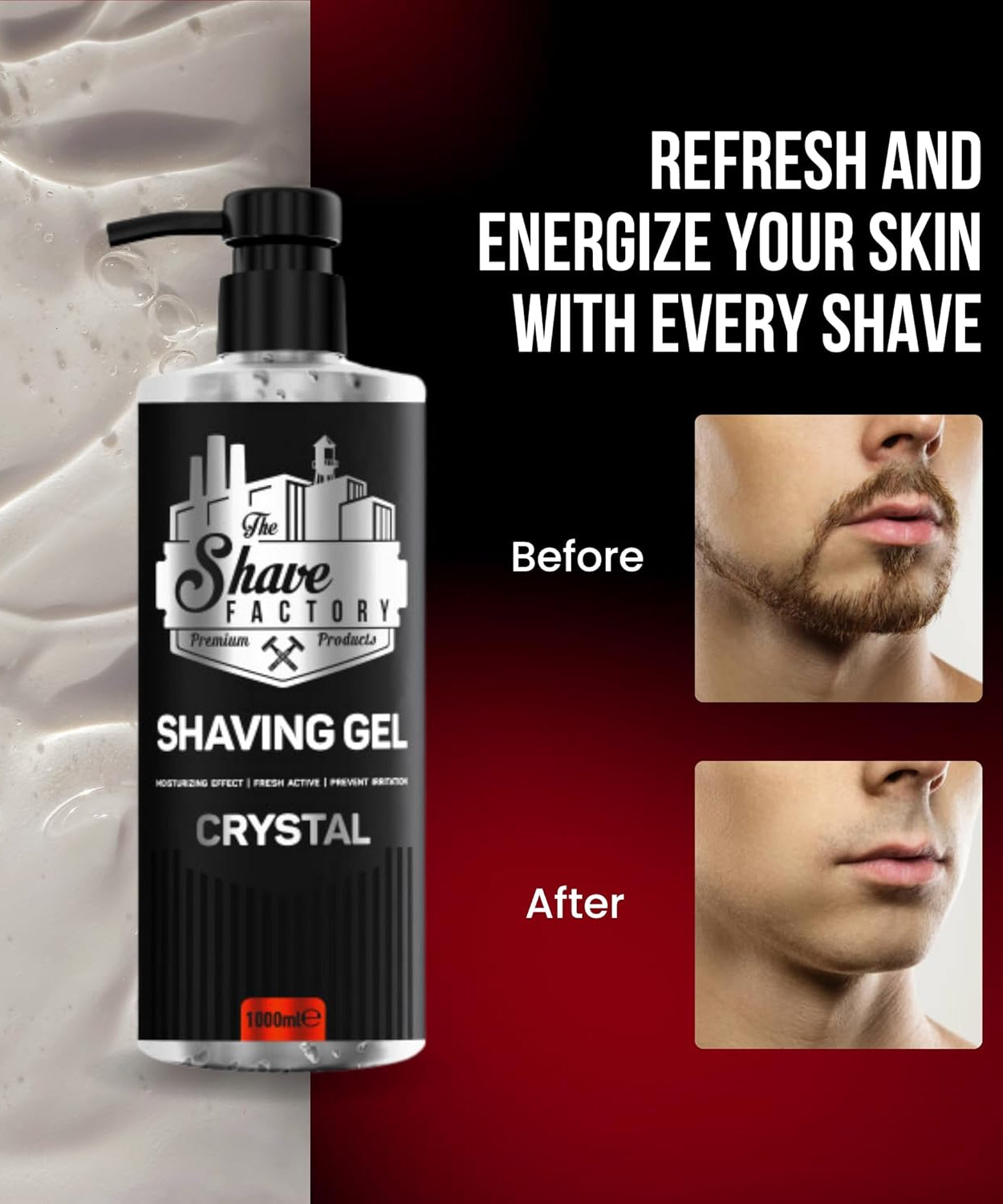 The Shave Factory - Shaving Gel 1500 ML (%50 More)