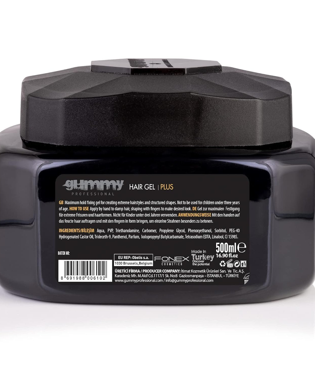 Gummy Hair Gel 220 ml Maximum Hold