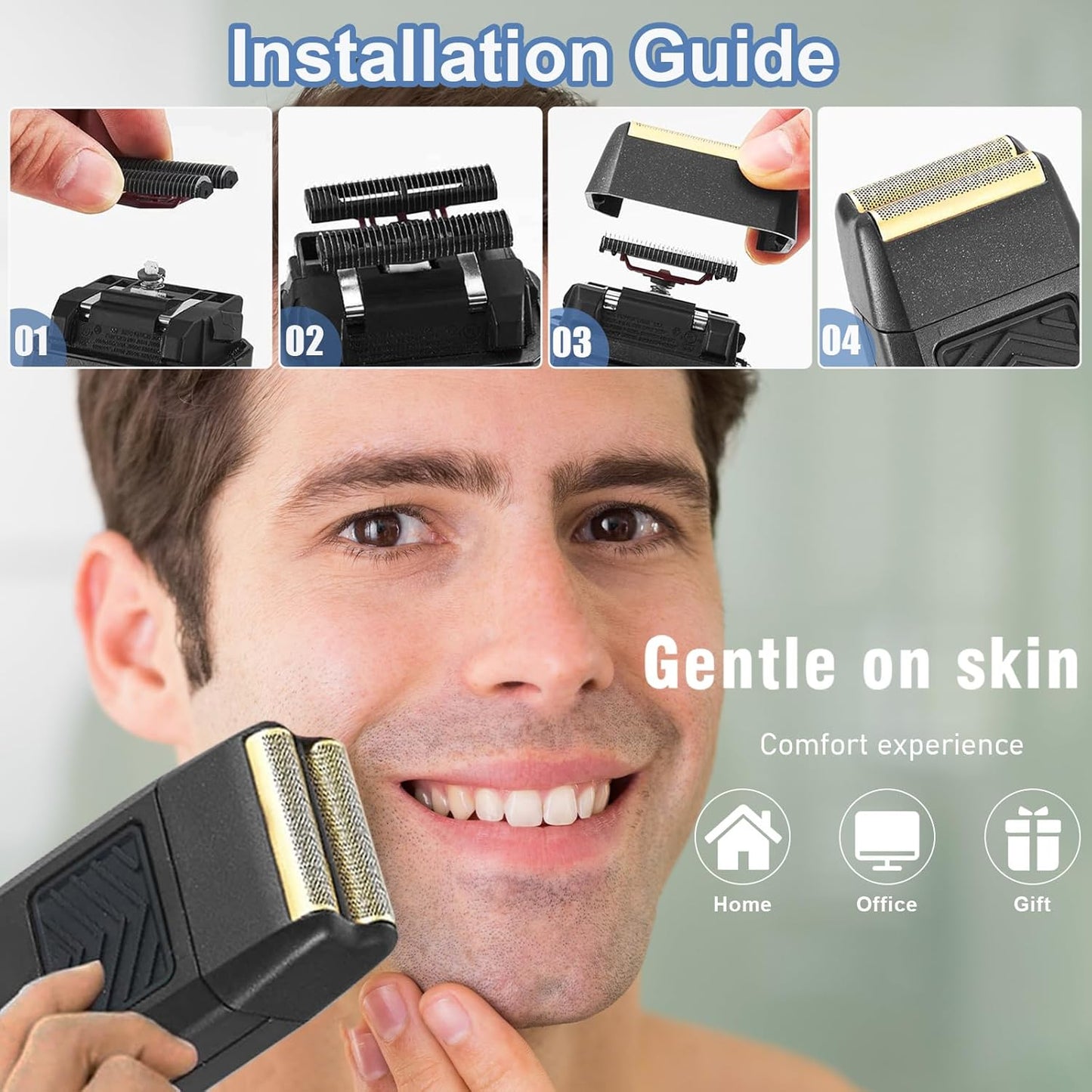 Wahl 7043 Replacement Foils & 5 Series Cutting Blades 1pk