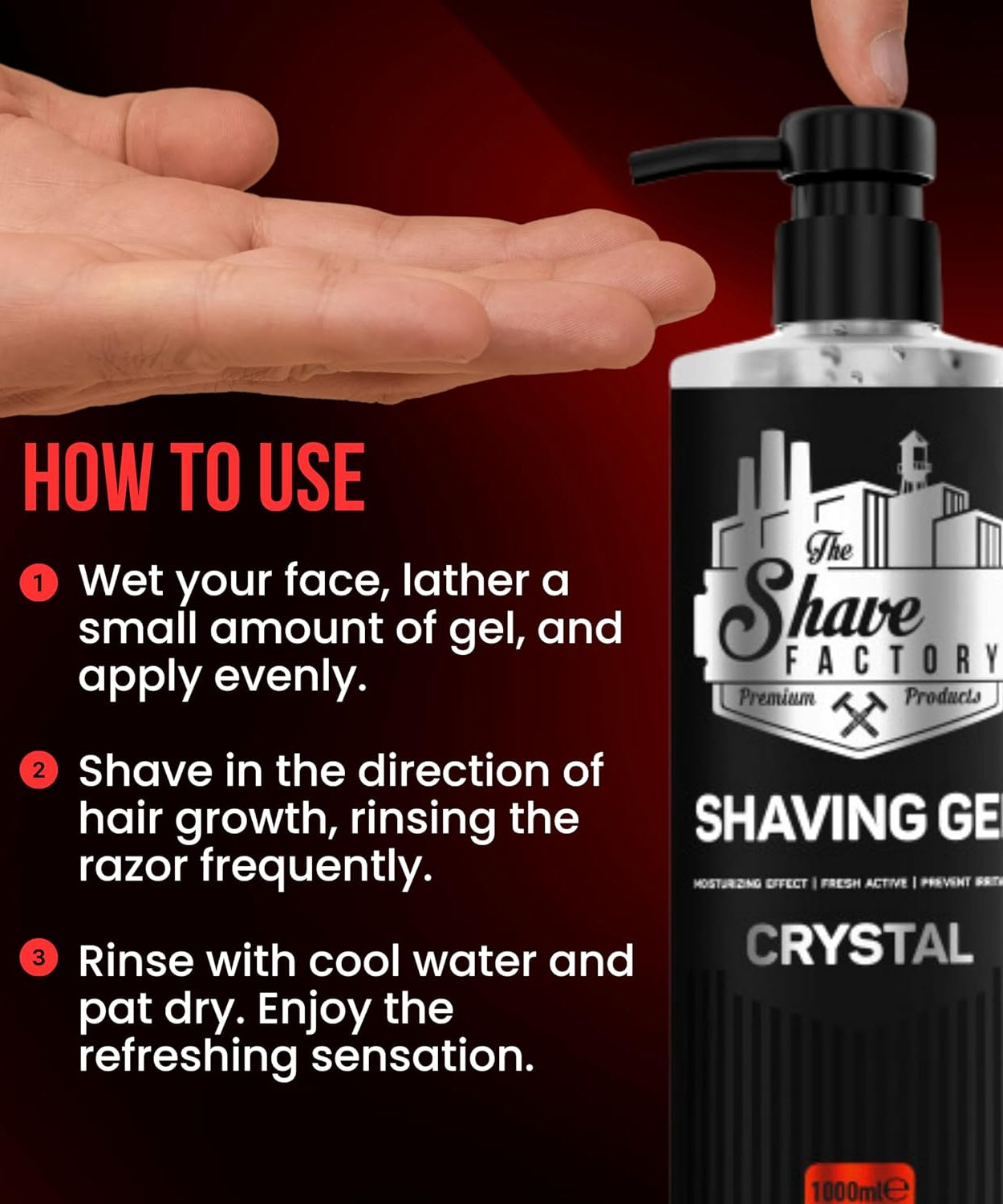 The Shave Factory - Shaving Gel 1500 ML (%50 More)