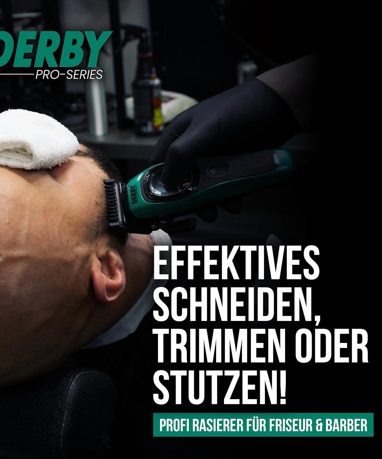 Professional Men's Electric Razor for Hair & Beard (10,000 RPM) - Men's Hair Trimmer & Beard Trimmer for Hairdressers & Barbers - Hair Trimmer & Beard Trimmer - Men's Razor