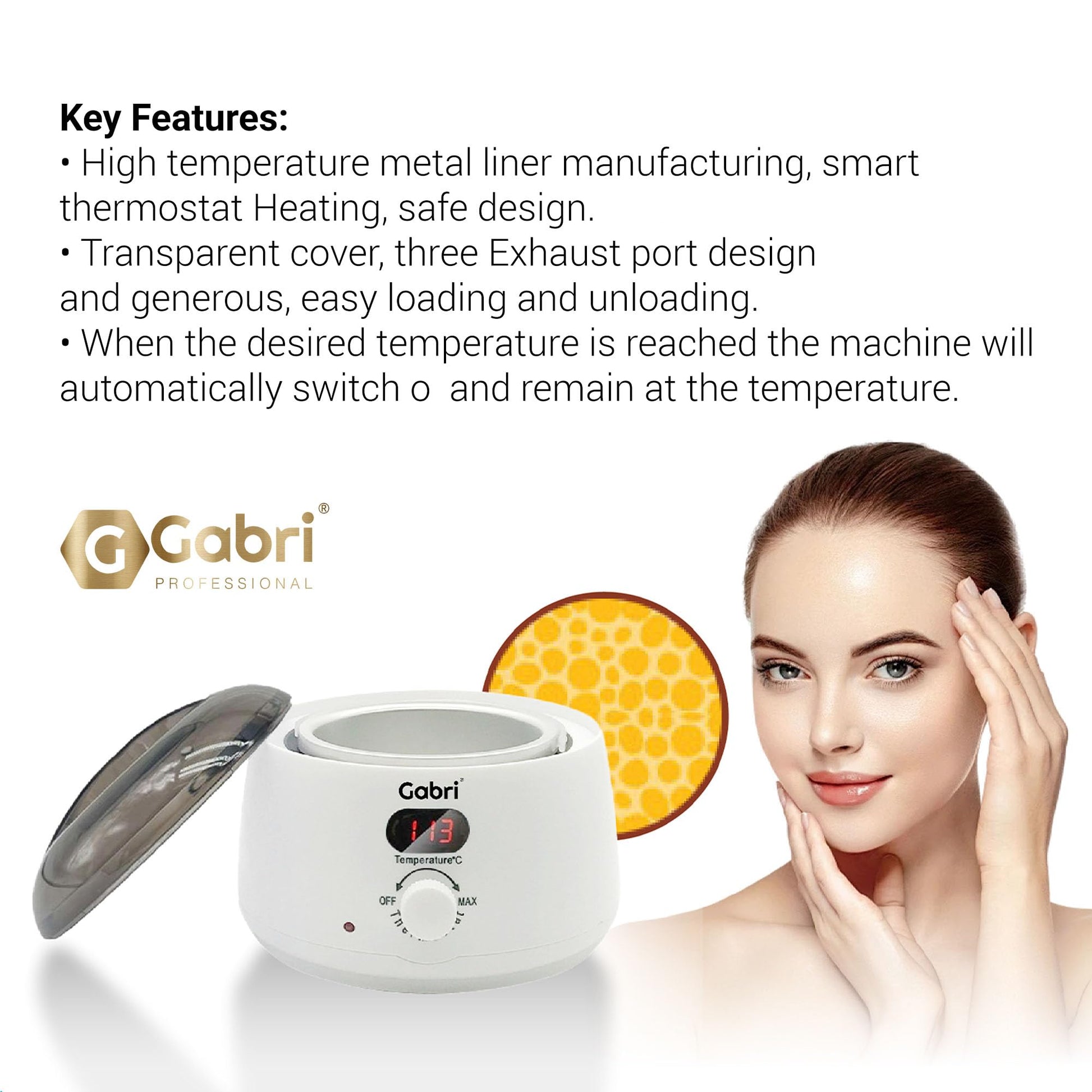Gabri Wax Heater - Gabri - Professional Barber Supplies UK | BarberWorld
