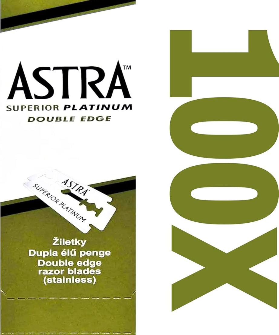Astra Superior Platinum Double Edge Razor Blades X 100
