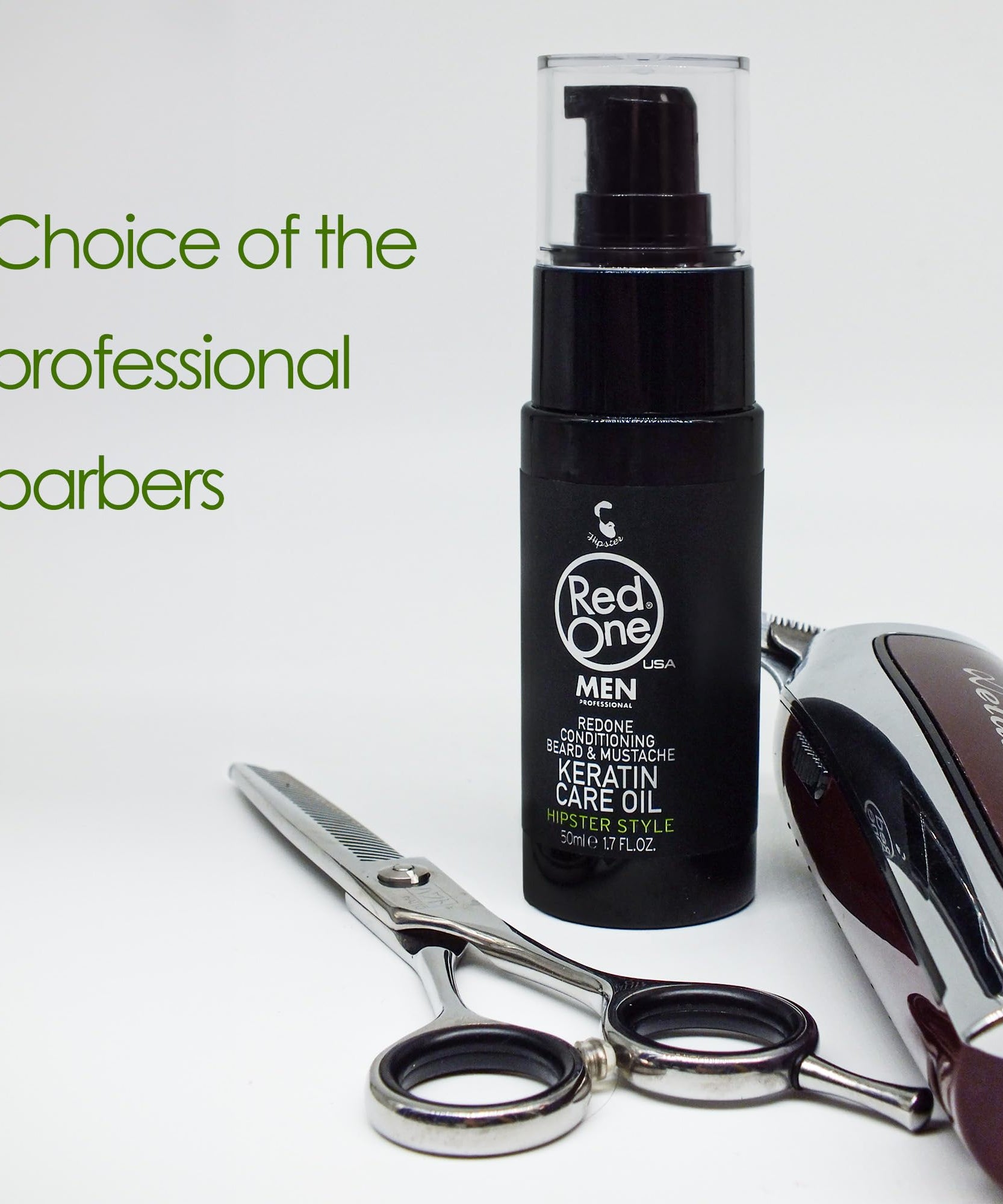 RedOne Conditioning Beard & Mustache Keratin Care Oil 50mL