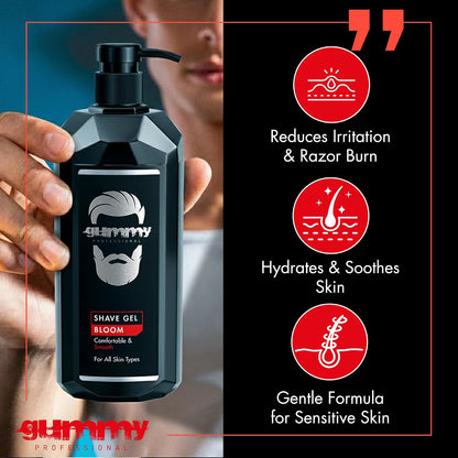 Gummy Shaving Gel Bloom 1000 ml