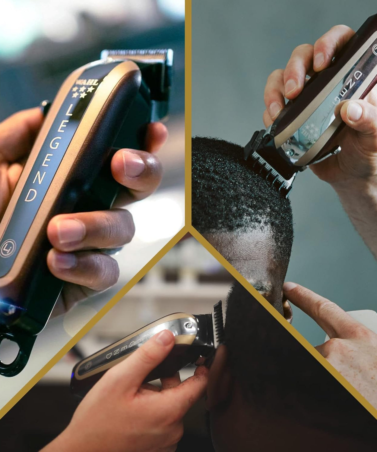 Wahl 5 Star Cordless Legend, Professional Hair Clippers, Pro Haircutting Kit, Adjustable Taper Lever, Crunch Blade, Wedge Blades, Cordless, Barbers Supplies