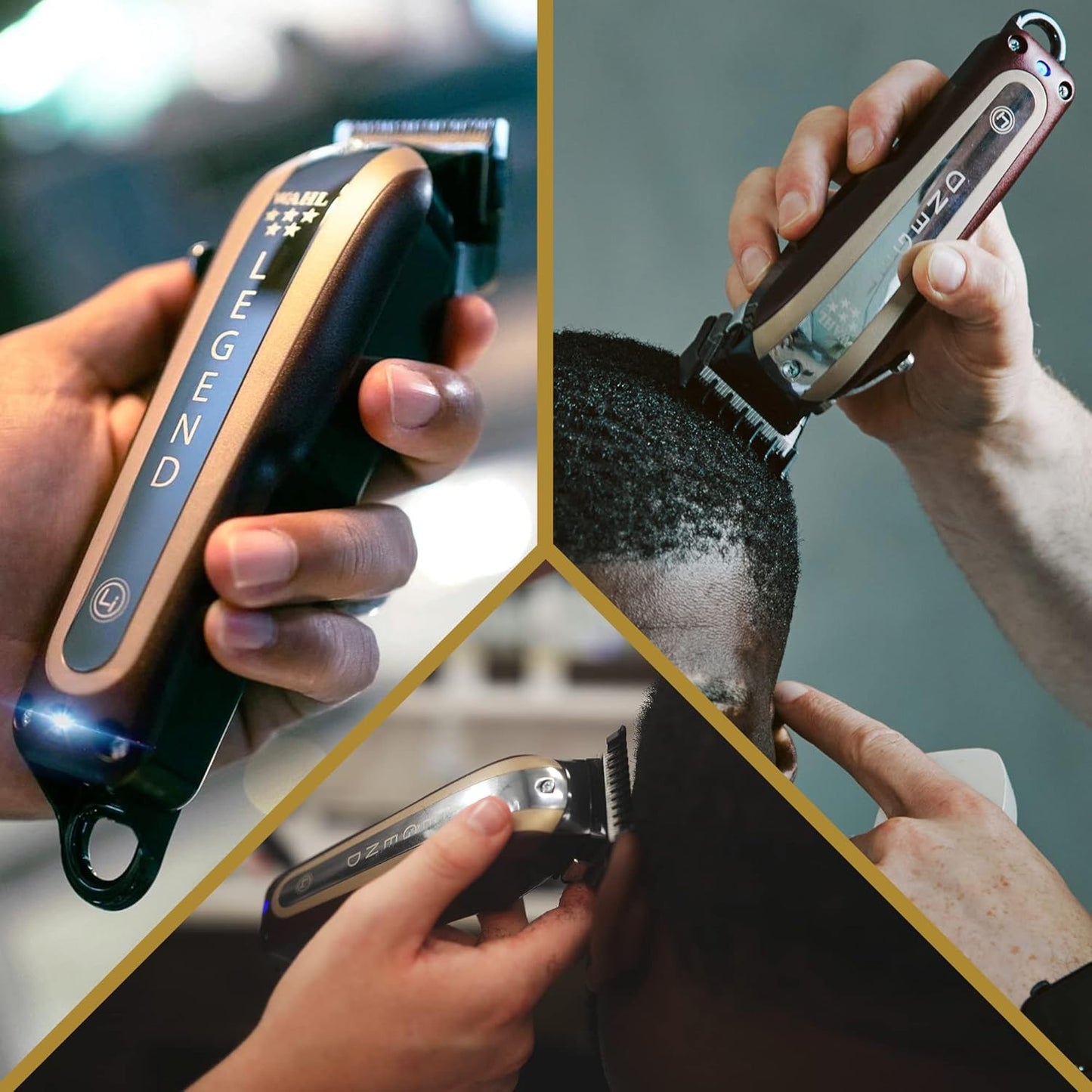 Wahl 5 Star Cordless Legend Clippers with Crunch & Wedge Blades - Wahl - Professional Barber Supplies UK | BarberWorld
