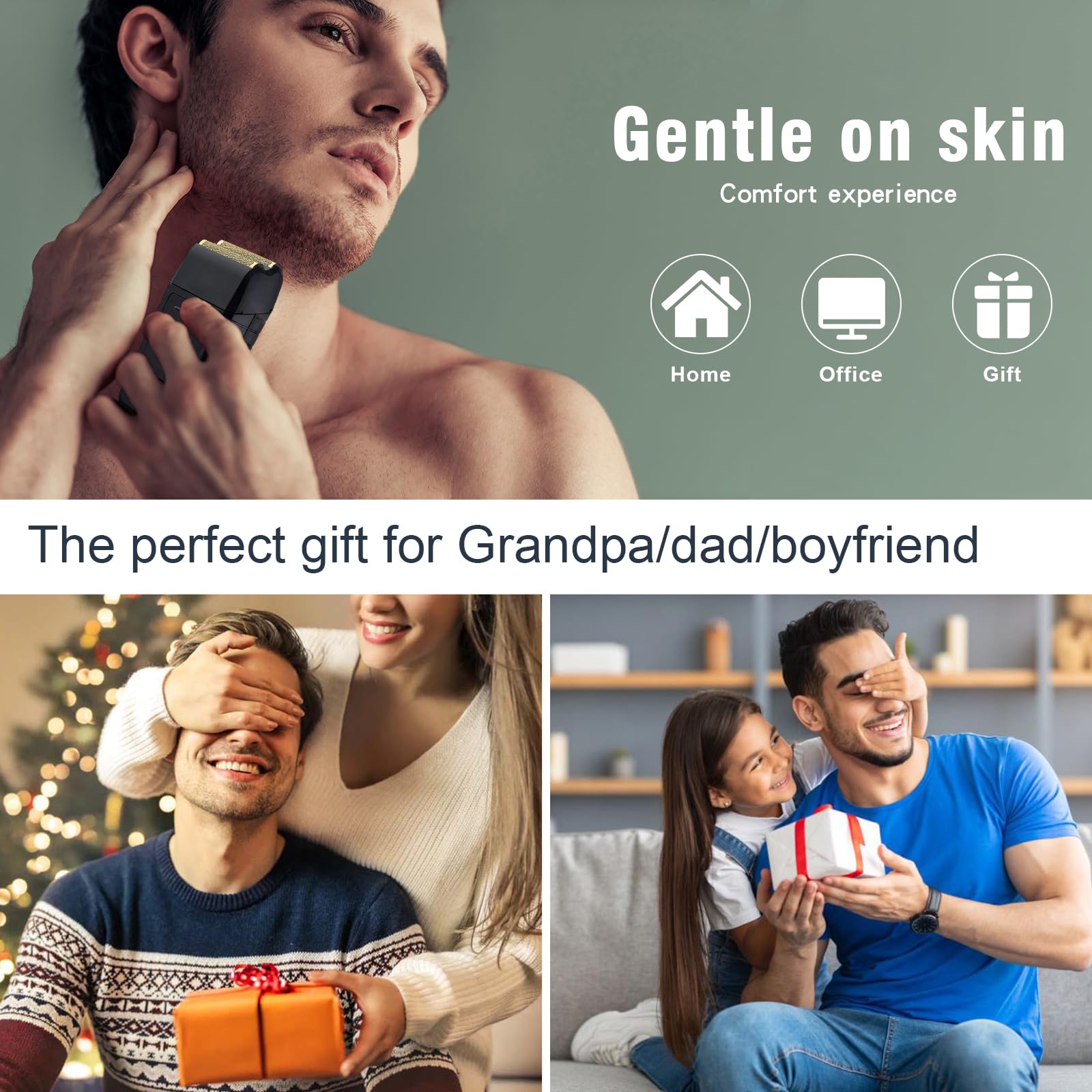 Shaver Replacement Super Close Gold Foil & Cutter Bar Assembly Compatible with Wahl 5 Star Series Vanish Shaver（8173-700） (1 Pack)