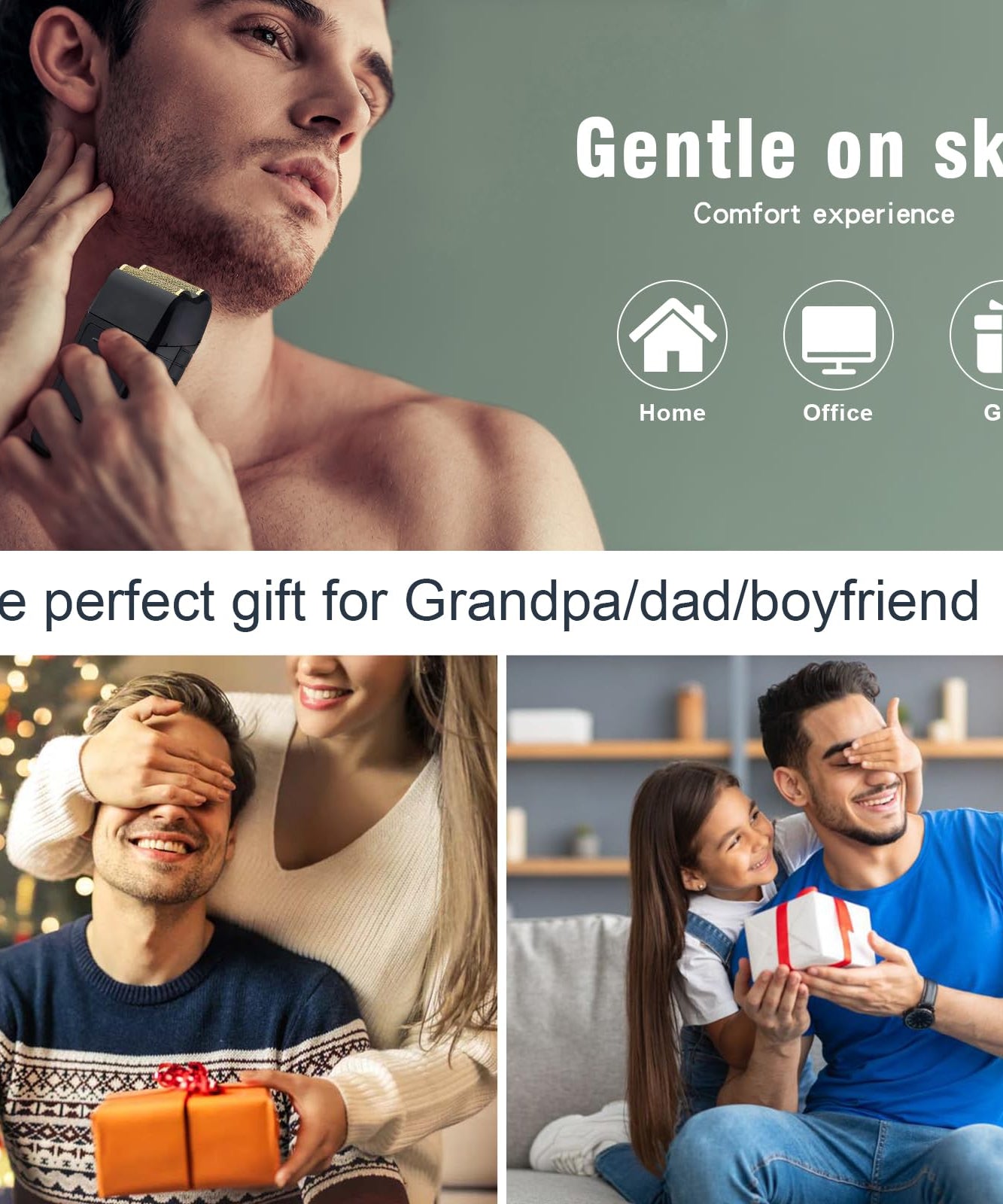 Shaver Replacement Super Close Gold Foil & Cutter Bar Assembly Compatible with Wahl 5 Star Series Vanish Shaver（8173-700） (1 Pack)