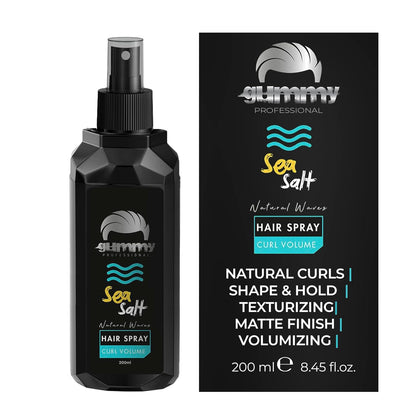 Gummy Professional Curl & Sea Salt Hair Spray – Texturizing Spray for Natural - Professional Barber Supplies UK | BarberWorld