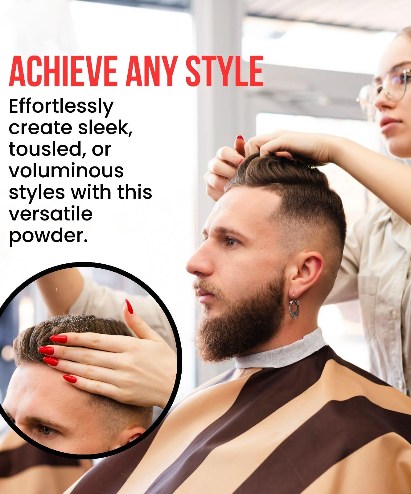 The Shave Factory Ultra Hold Hair Styling Powder Arctic 20g –30g