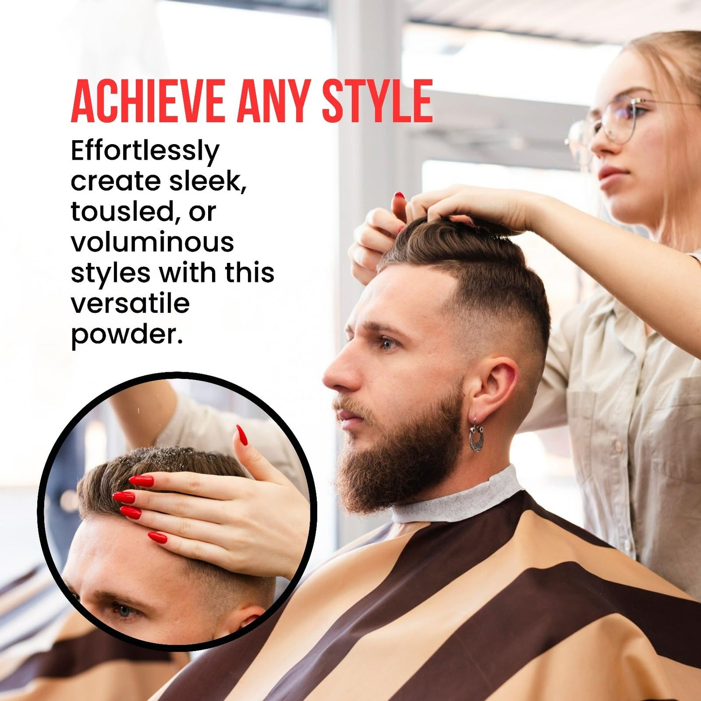 The Shave Factory Ultra Hold Hair Styling Powder Arctic 20g