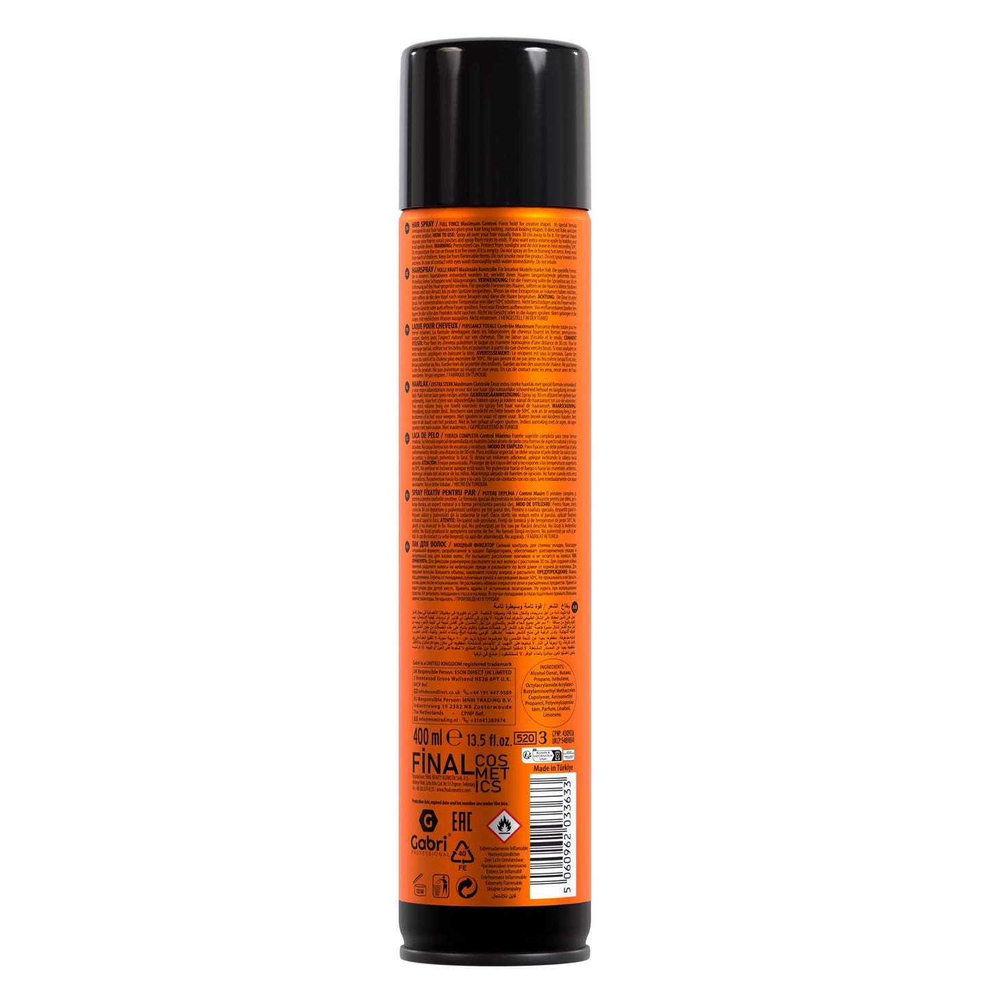 Gabri Hair Spray 400ml - Gabri - Professional Barber Supplies UK | BarberWorld