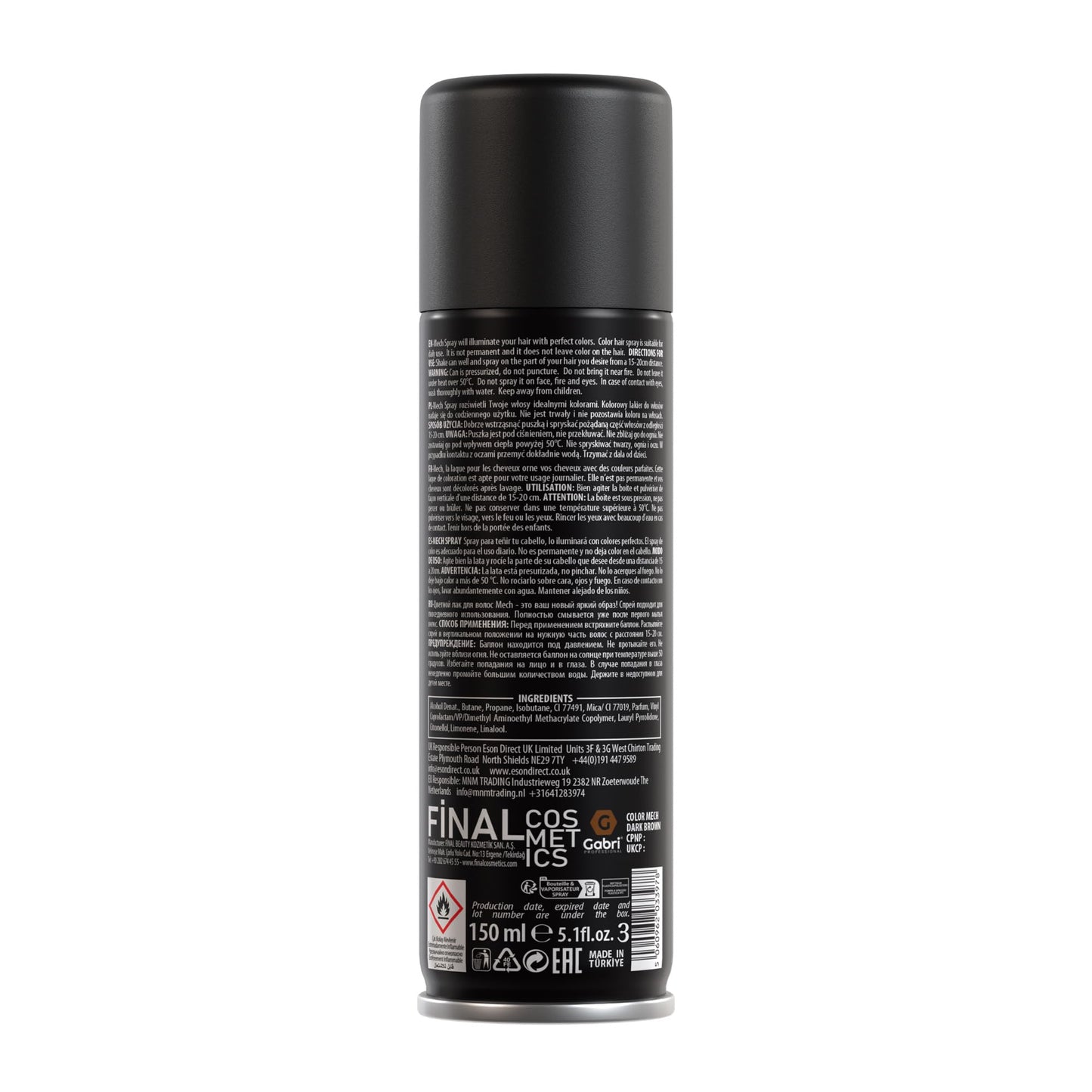 Gabri Hair Colour Spray 150ml - Gabri - Professional Barber Supplies UK | BarberWorld