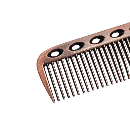 Gabri Gold Metal Flat Top Comb 21cm Anti-Static Heat Resistant