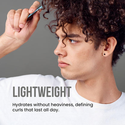 THE SHAVE FACTORY Curl Cream 400ml – Curl Defining & Anti-Frizz Styling Cream for Natural Curls and Waves – Hydrating Leave-In Curl Enhancer with Nourishing Oils – Lightweight Daily Curl Cream