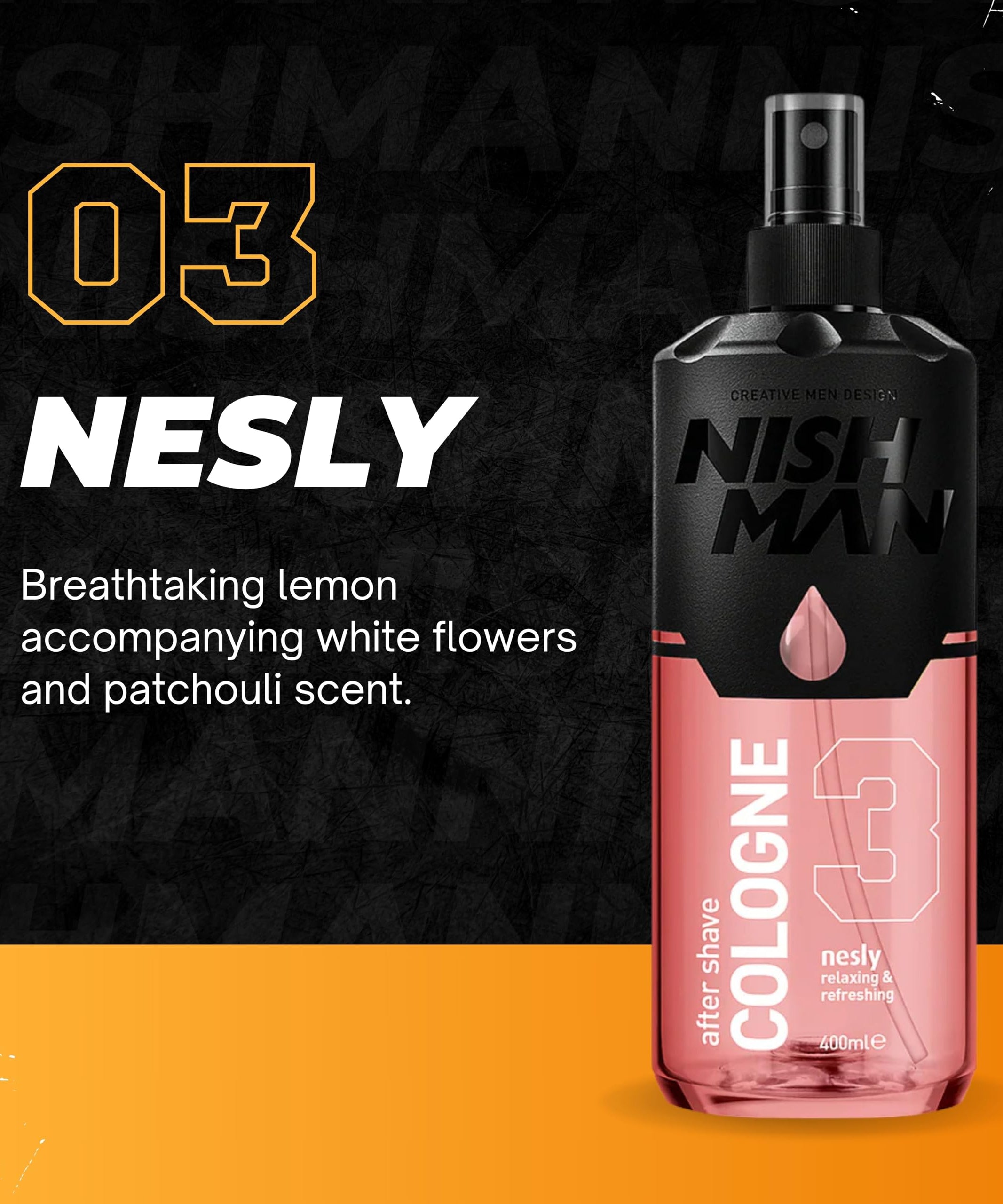 NISHMAN Aftershave Cologne Series