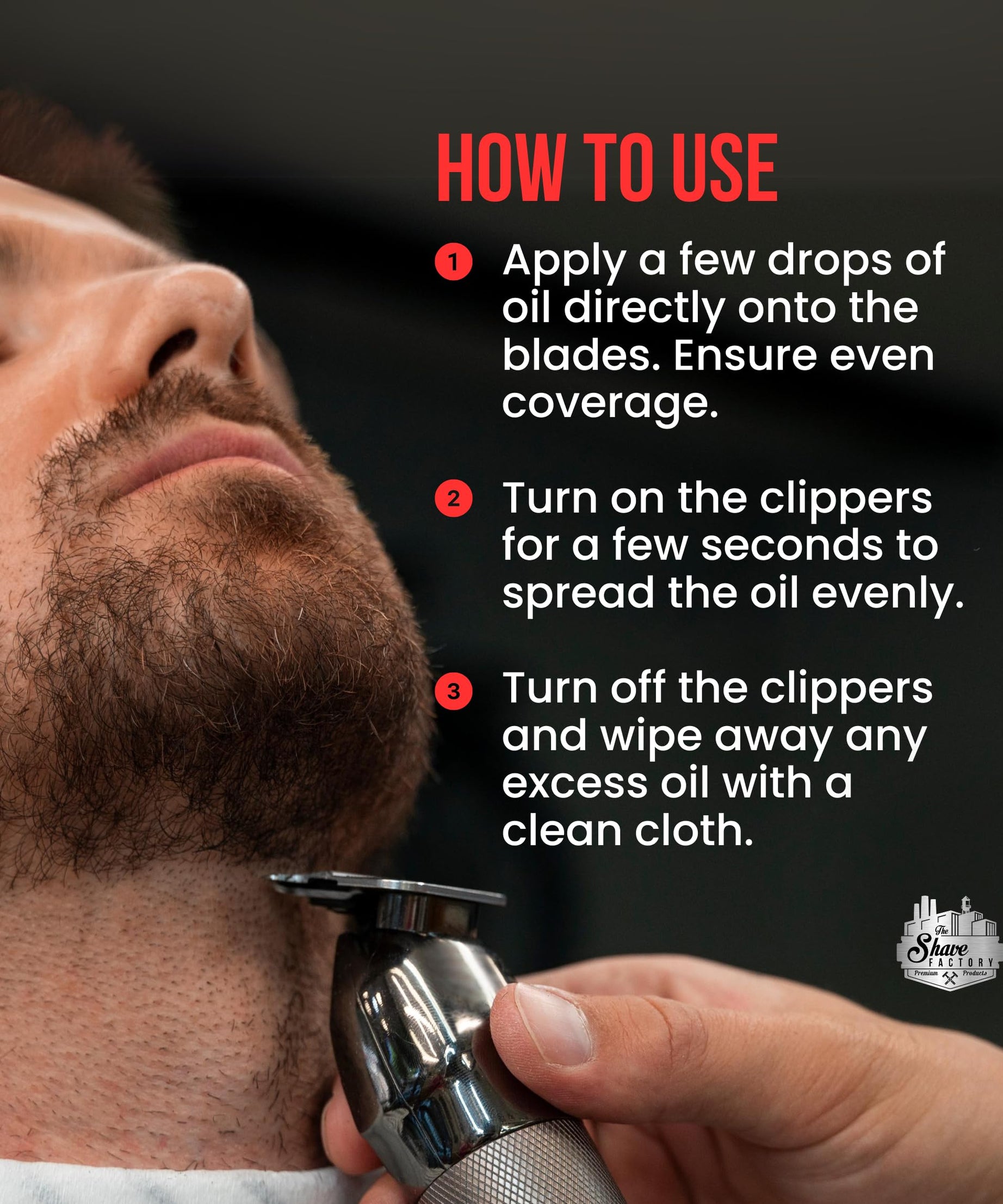 The Shave Factory Clipper Oil 3-in-1 150 ml | Machine Oil |