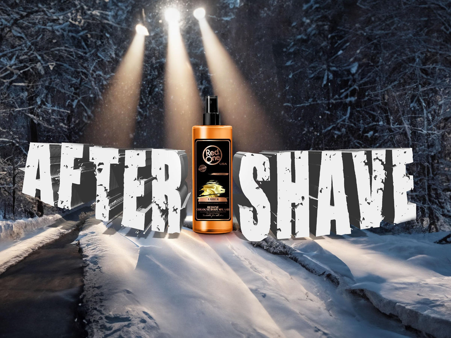 RedOne Aftershave Natural Barber Spray Cologne 400ml