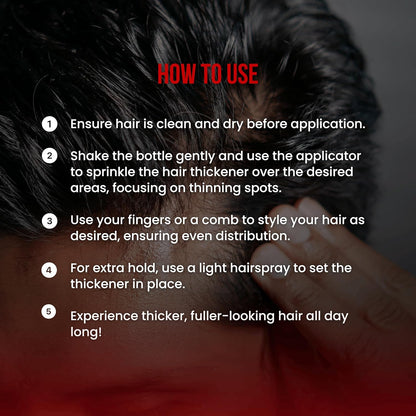 The Shave Factory Hair Building Keratin Fiber Toppik 21g