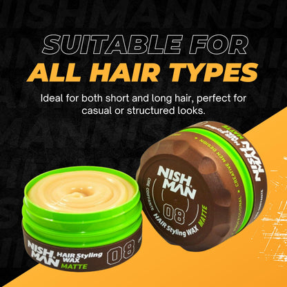 Nishman Hair Styling Wax Series 150ml