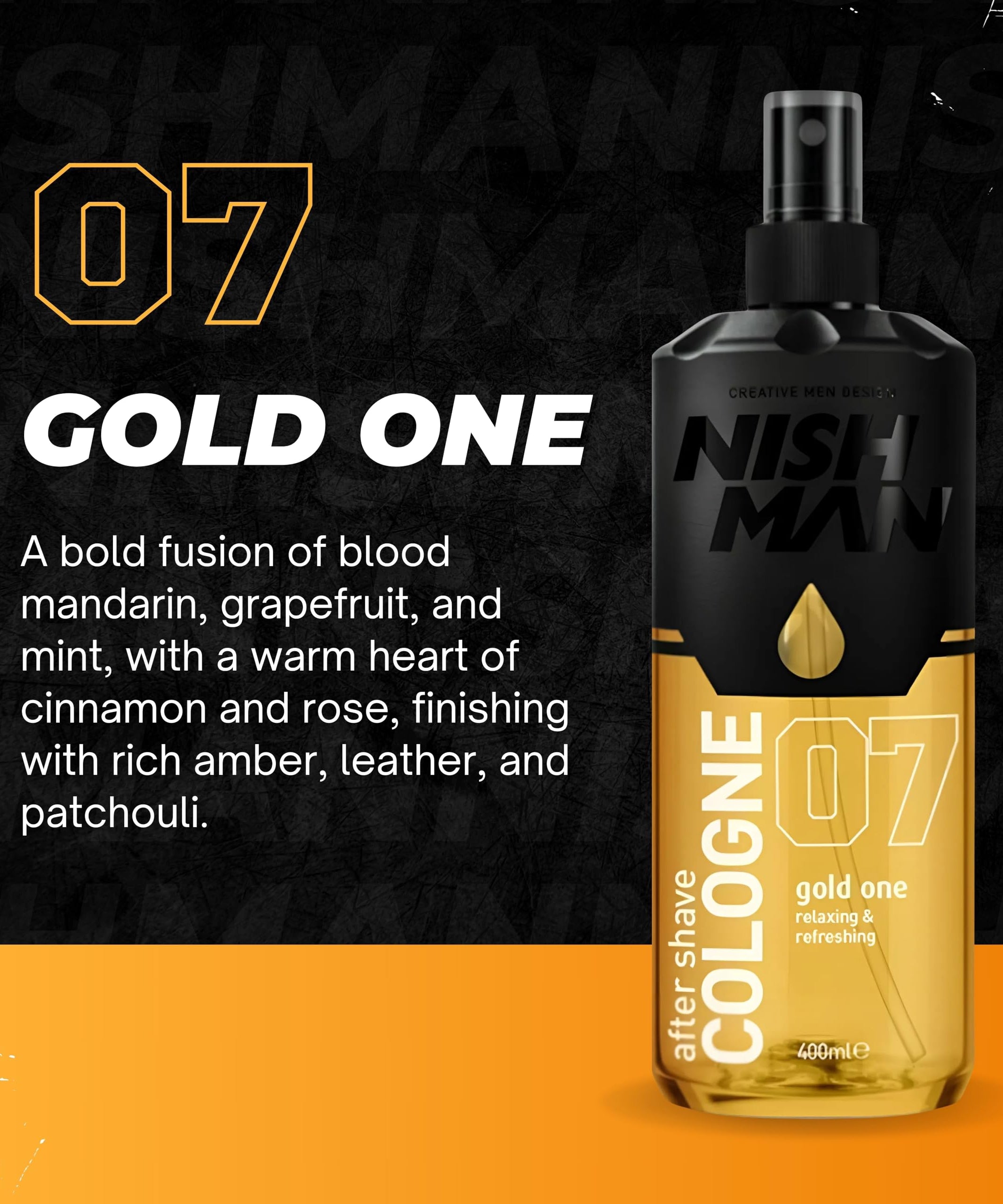 NISHMAN Aftershave Cologne Series