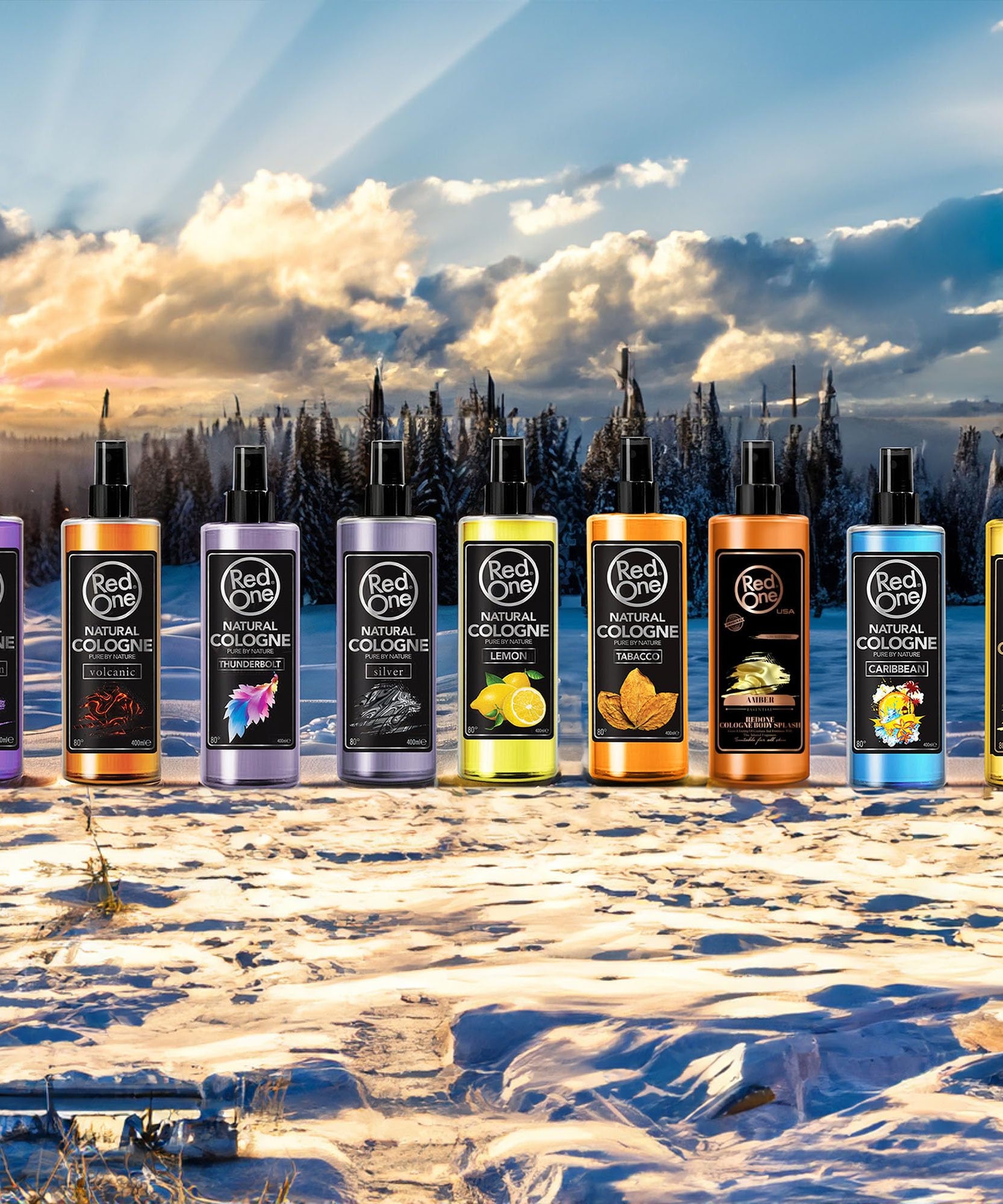 Redone Aftershave Natural Barber Spray Cologne 400 ml