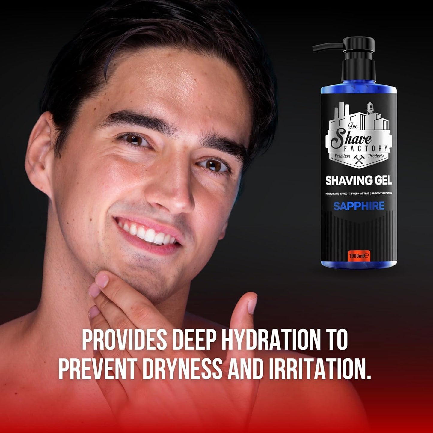 The Shave Factory Shaving Gel 1500ml (50% Extra)