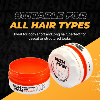 Nishman Hair Styling Wax Series 150ml