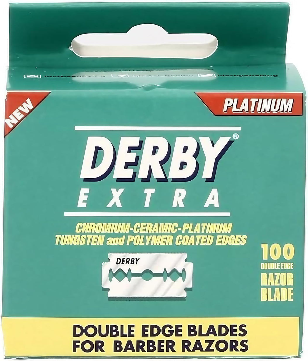 Derby Extra Double Edge Safety Razor Blades for Barbers