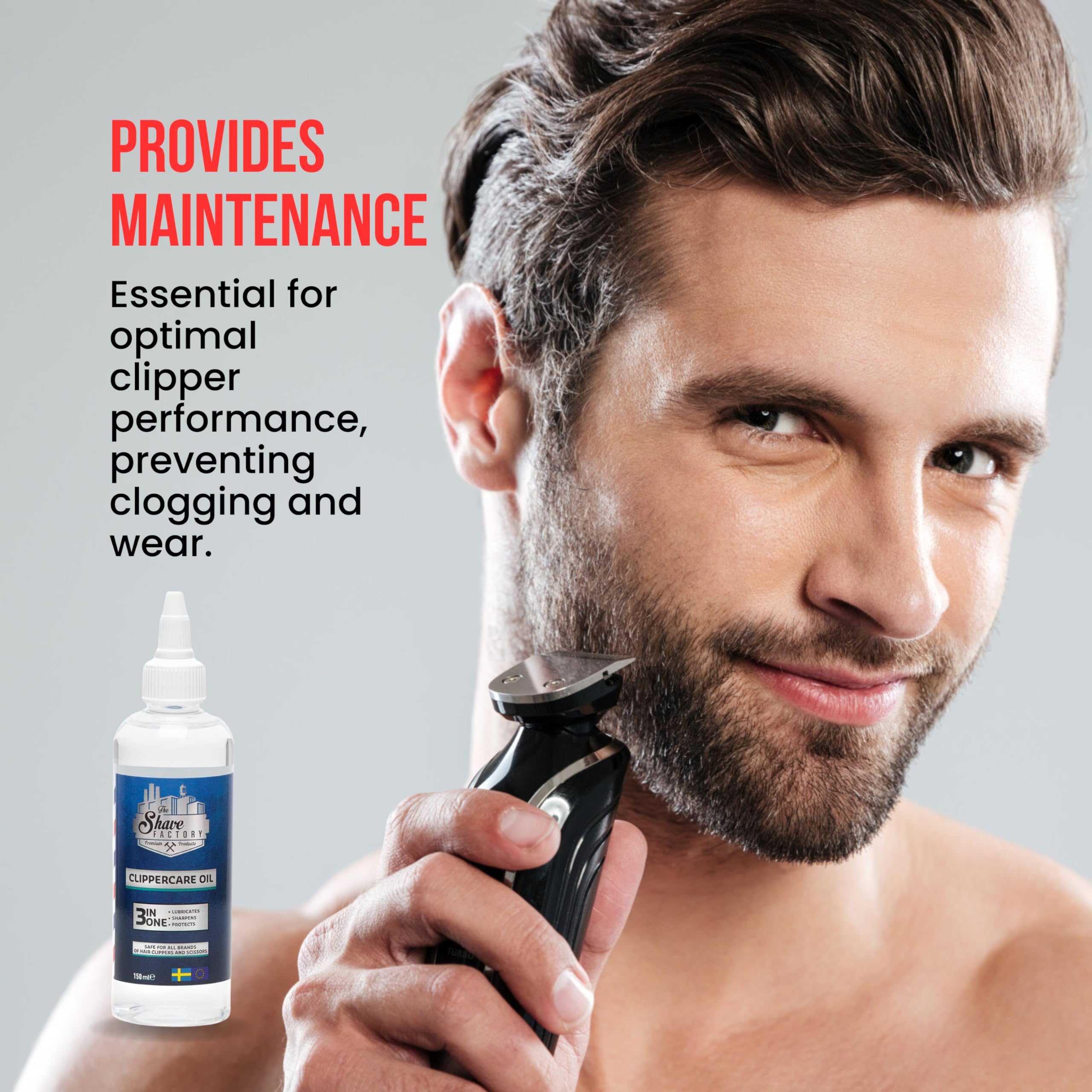 The Shave Factory Clipper Oil 3-in-1 150 ml | Machine Oil |