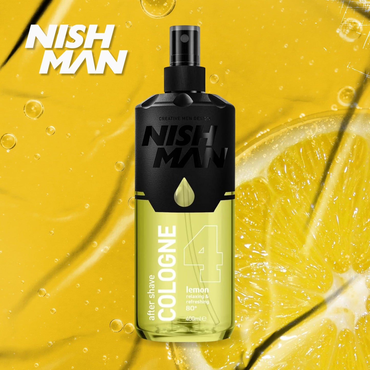 NISHMAN Aftershave Cologne Lemon 150ml-400ml
