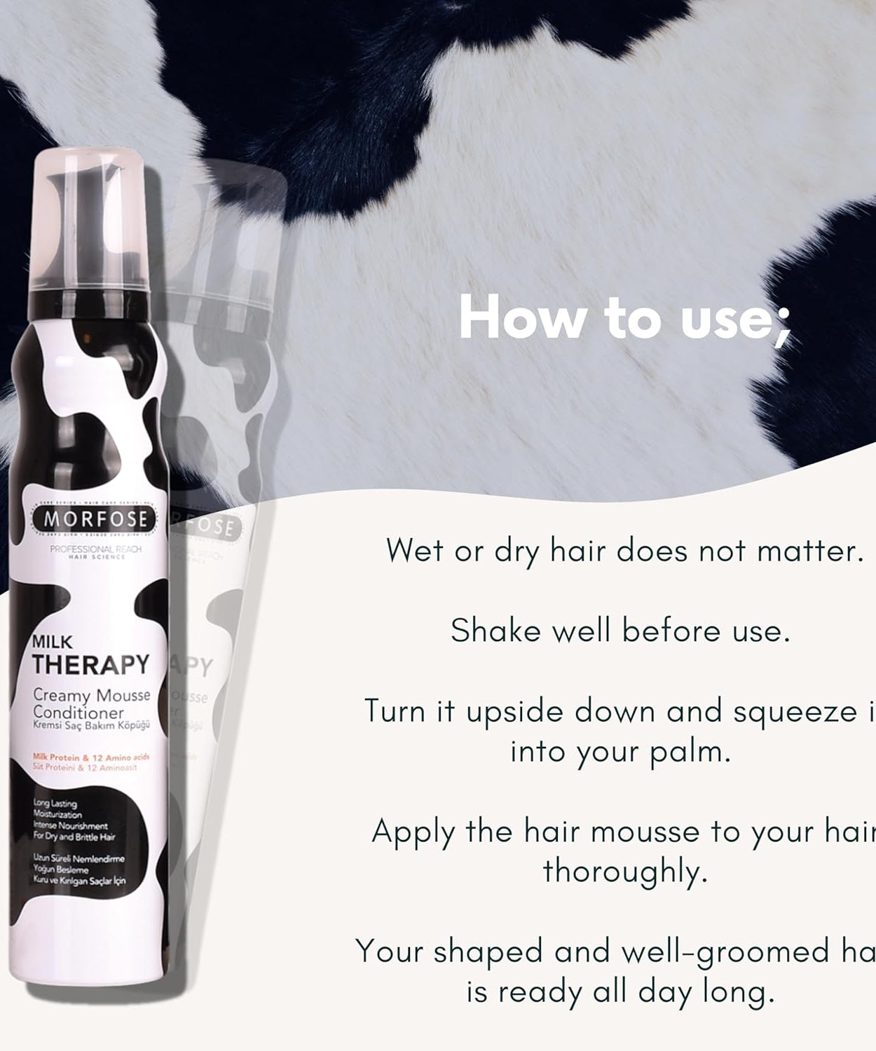 Morfose Milk Therapy Creamy Hair Mousse 200 ml