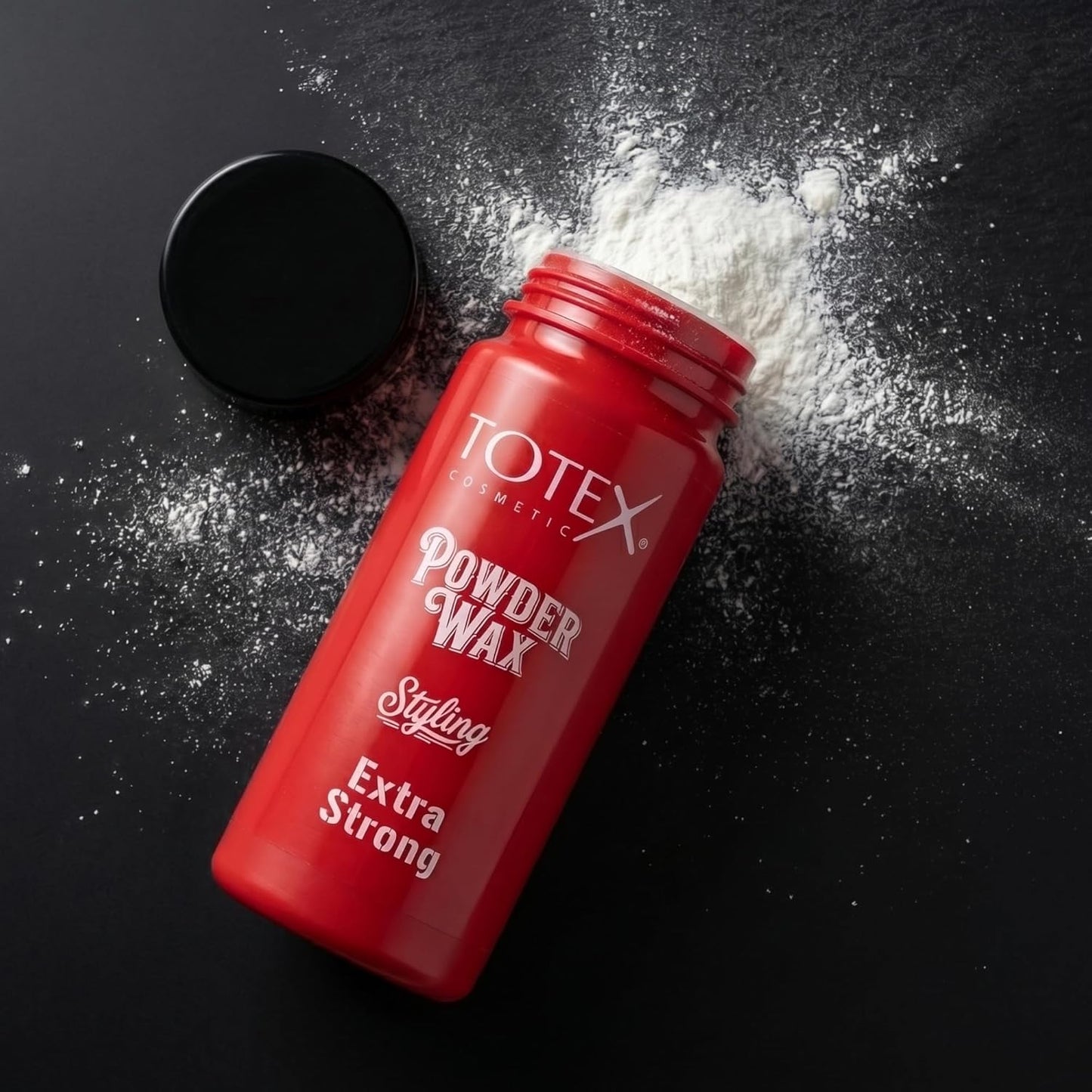 Totex Hair Styling Powder Wax Red 20g Strong Hold Matt Finish Volumising Powder for Men