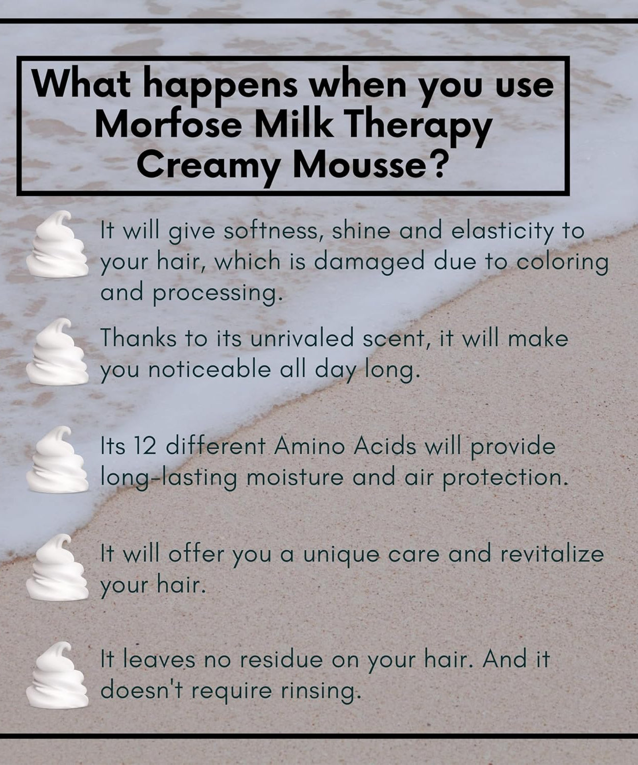 Morfose Milk Therapy Creamy Hair Mousse 200 ml