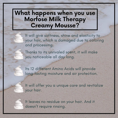 Morfose Milk Therapy Creamy Hair Mousse 200ml