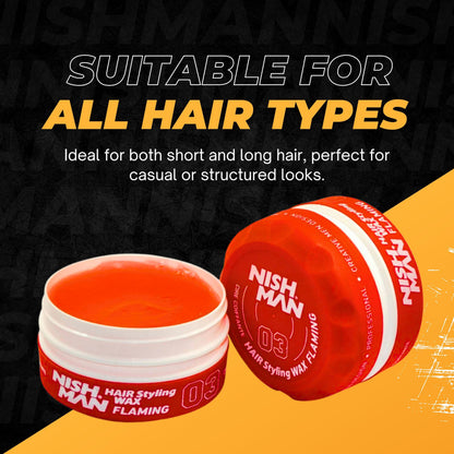Nishman Hair Styling Wax Series 150ml