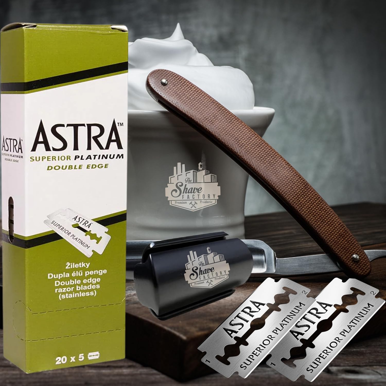 Astra Superior Platinum Double Edge Razor Blades X 100