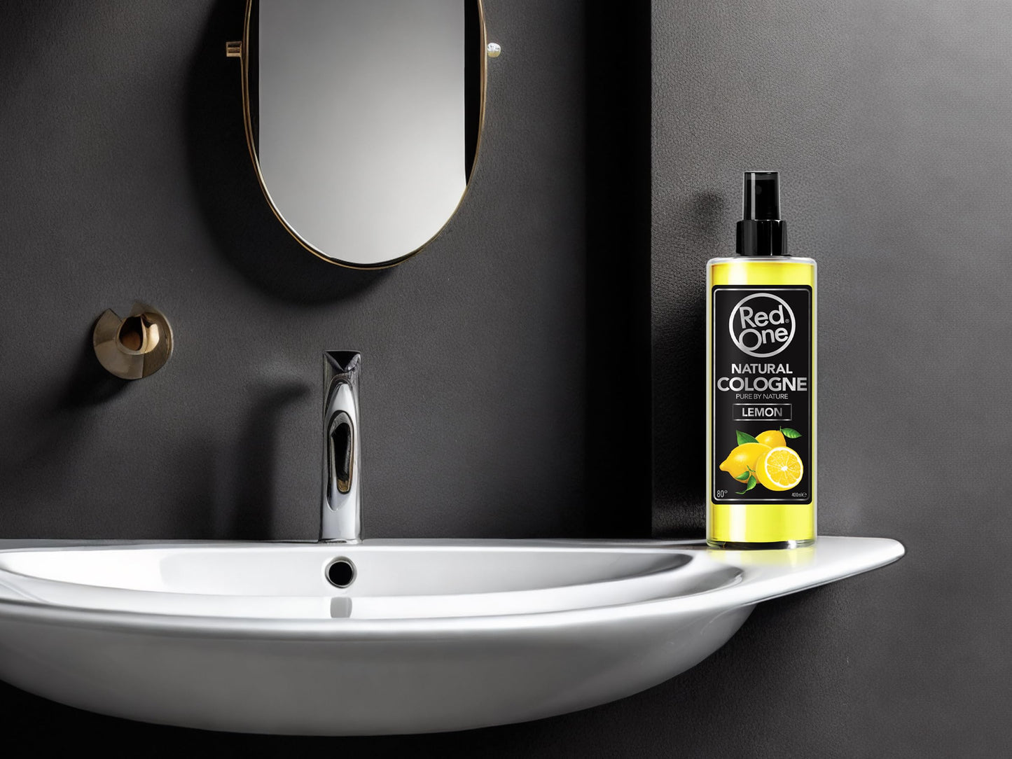 RedOne Aftershave Natural Barber Spray Cologne 400ml