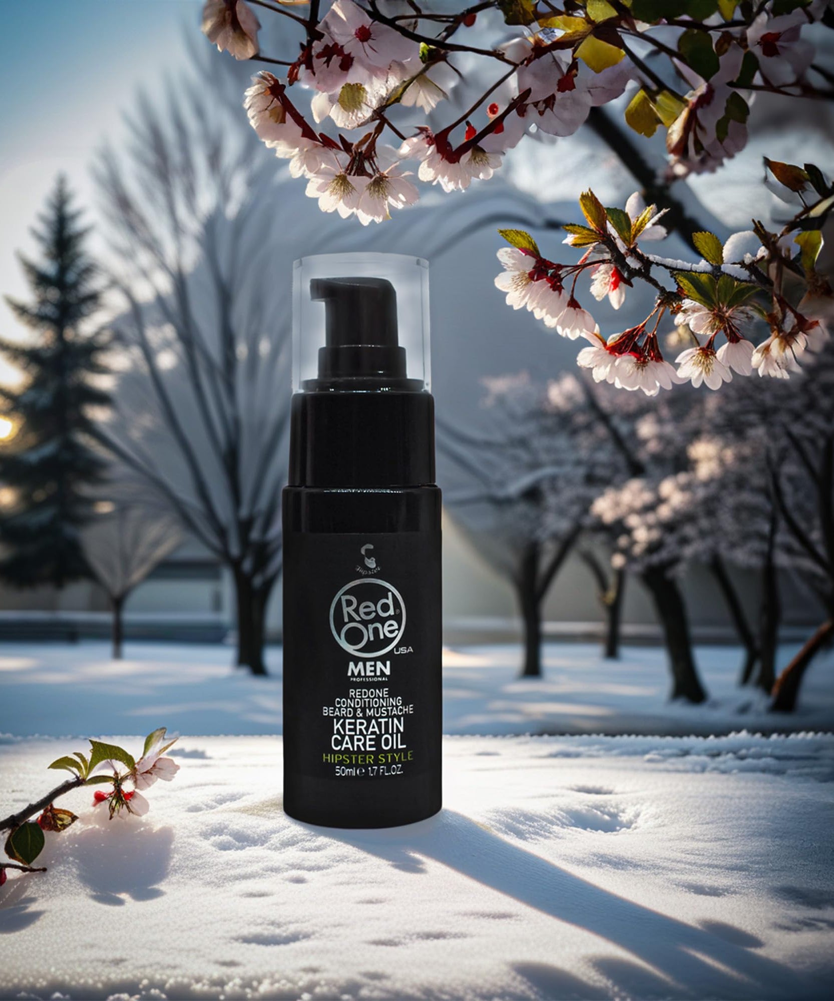 RedOne Conditioning Beard & Mustache Keratin Care Oil 50mL