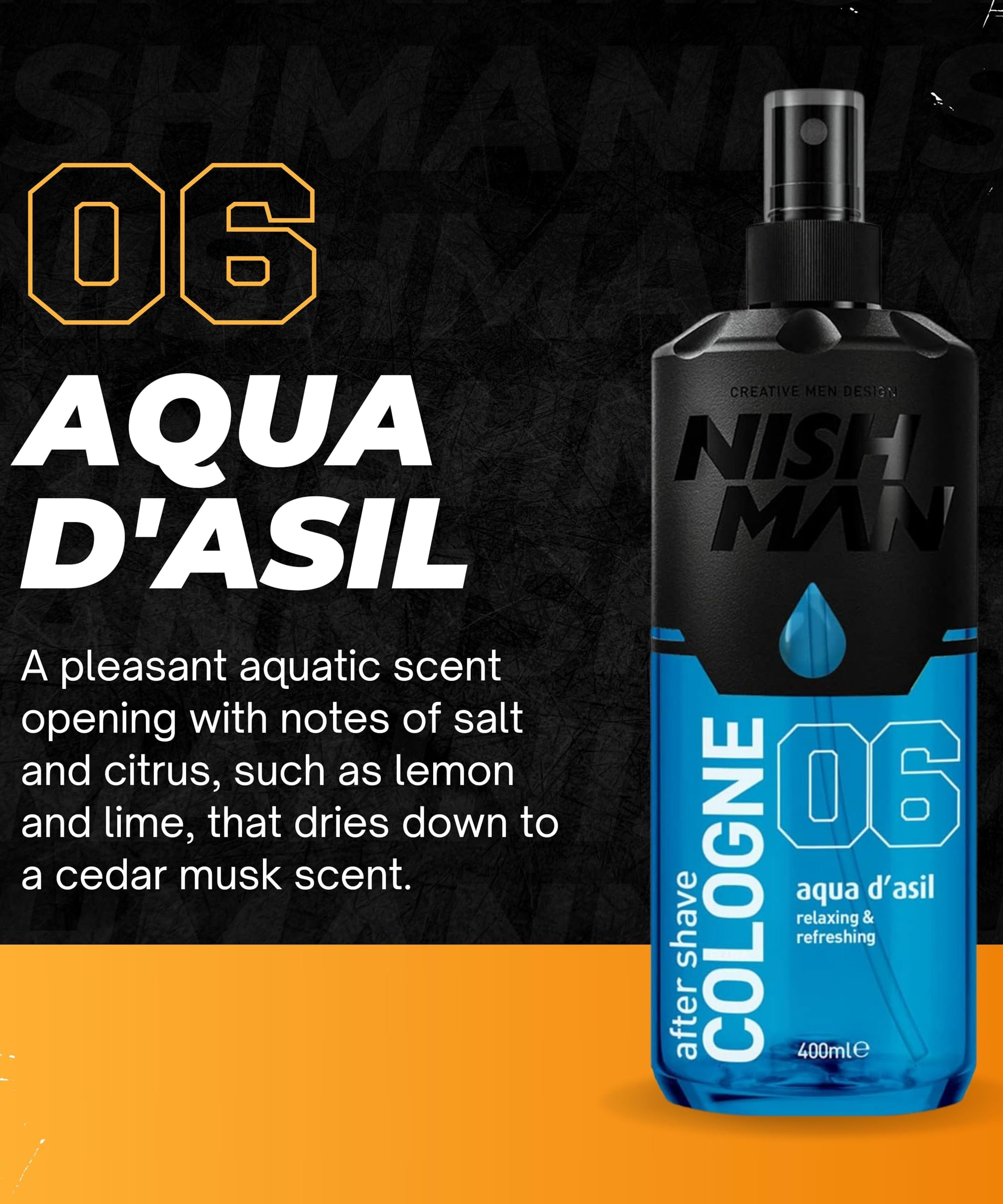 NISHMAN Aftershave Cologne Series