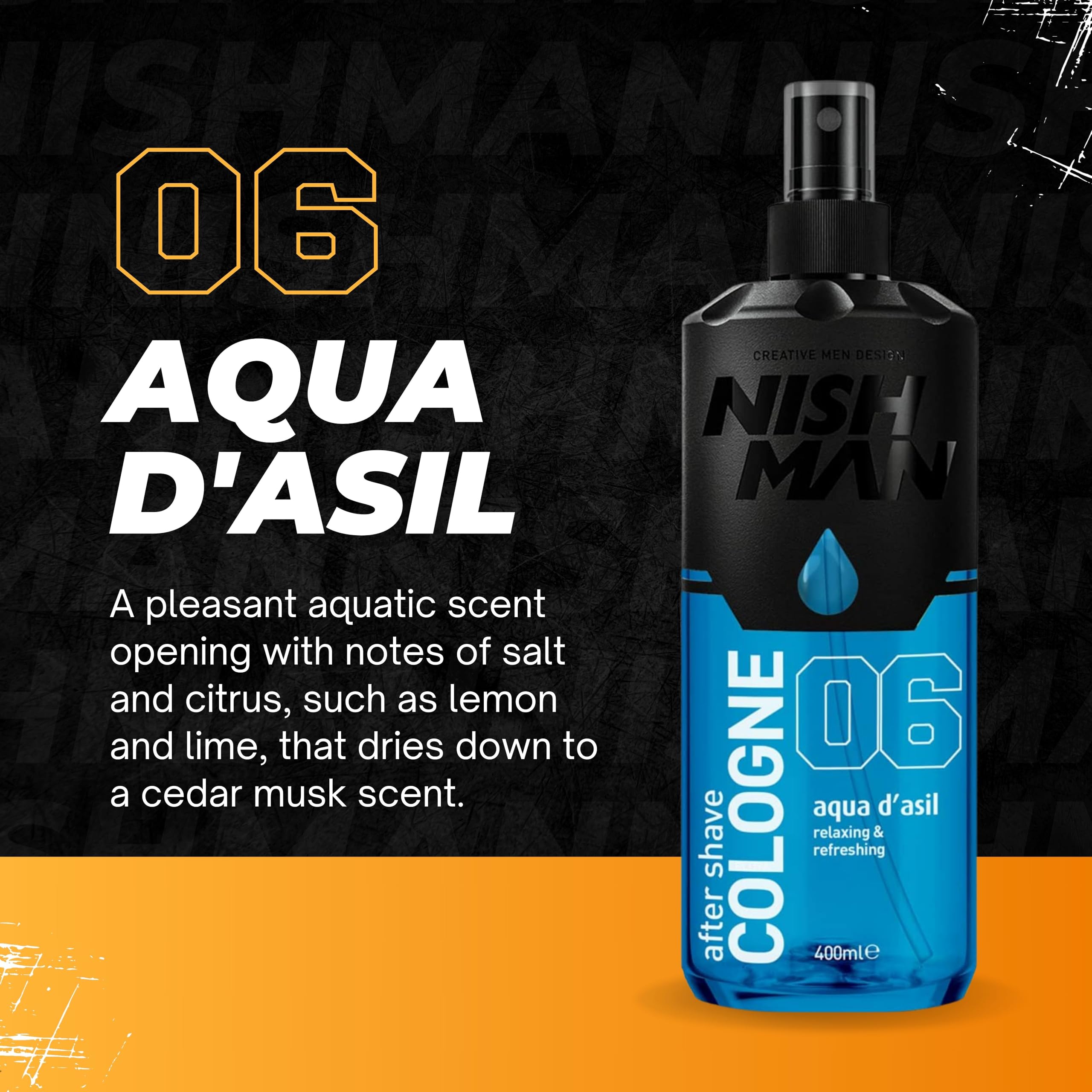 NISHMAN Aftershave Cologne Series