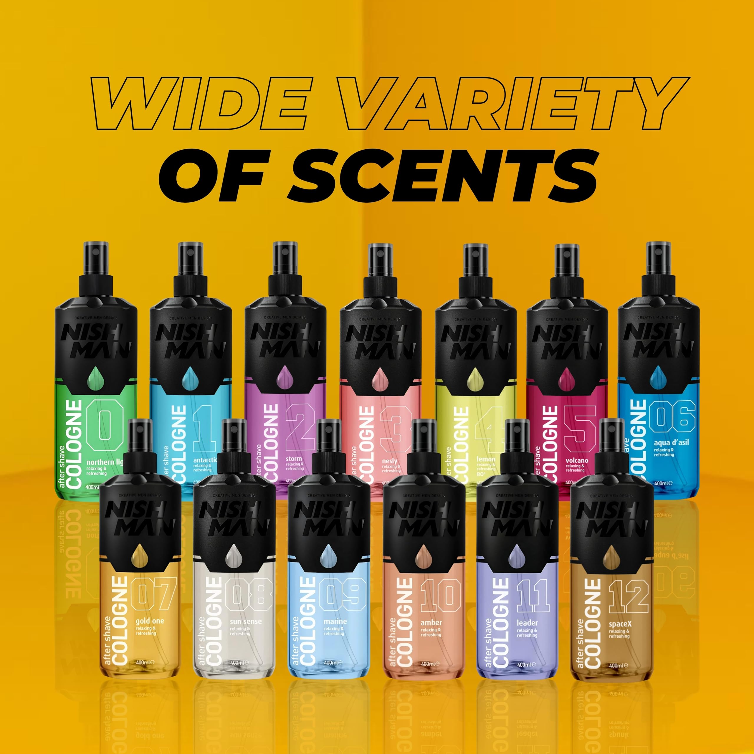 NISHMAN Aftershave Cologne Series