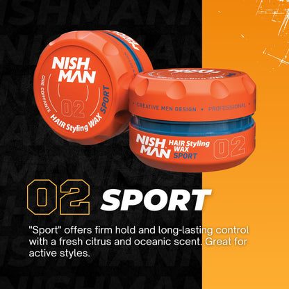 Nishman Hair Styling Wax Series 150ml